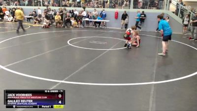 71 lbs Champ. Round 1 - Jack Voorhees, Anchorage Freestyle Wrestling Club vs Galileo Reuter, Interior Grappling Academy
