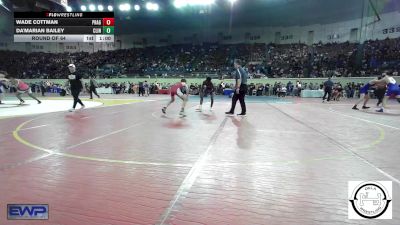 105 lbs Consi Of 32 #2 - Wade Cottman, Prague vs Da'marian Bailey, Clinton, Ok