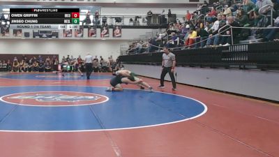 215 lbs Round 1 (16 Team) - Owen Griffin, Irwin County vs Jinseo Chung, Wesleyan