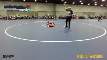 64 lbs Quarterfinal - Rivers Tahdooahnippah, OK Elite 12U Black vs Forest Wagner, Team Danger 12U