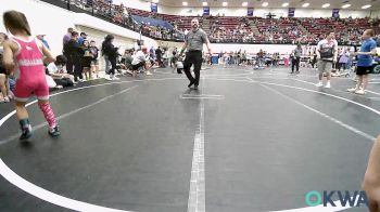 46 lbs Round Of 16 - Asher King, Clinton Youth Wrestling vs Everly Magallanes, Dumas Wrestling Club
