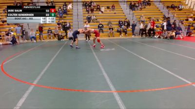 165 lbs Cons. Semi - Jase Salin, Triton Community College vs Colten Gundersen, Augustana