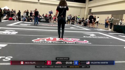 Nico Felipe vs Valentina Martin 2025 ADCC Orlando Open/Youth Trials