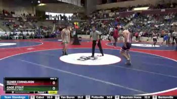 6A 215 lbs Cons. Round 1 - Gage Stout, Bentonville West vs Guner Cornelison, Springdale