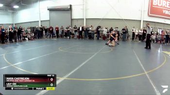 121-127 lbs Semifinal - Lily Oh, Legend Wrestling Club vs Maya Castrejon, Enlisted Nine Fight Company VA