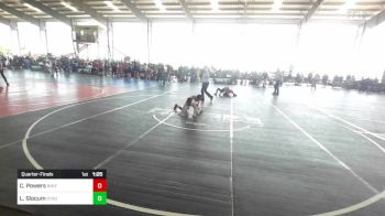 69 lbs Quarterfinal - Cillian Powers, Bayfield Wolverines vs Lucas Slocum, Stout Wr Ac