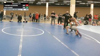88 lbs 3rd Place Match - Jayden Alcantara, Silverback Wrestling Fort Worth vs Jack Flores, Katy Area Wrestling Club