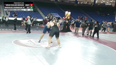 285 lbs Round Of 16 - Brian Waller-Reitano, Central Catholic vs Nerivaldo Datrindade Jr, Greater Lawrence