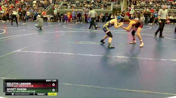 105 lbs Cons. Round 2 - Kelstyn Lindner, Broken Bow Wrestling Club vs Wyatt Mason, Touch Of Gold Wrestling Club