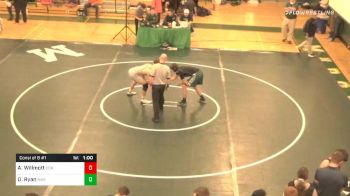 160 lbs Consolation - Adam Willmott, Cohasset vs Dan Ryan, Marshfield