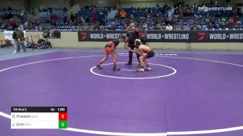 105 lbs Prelims - Dallon Franklin, Broken Arrow WC vs Jayden Orth, Sperry WC