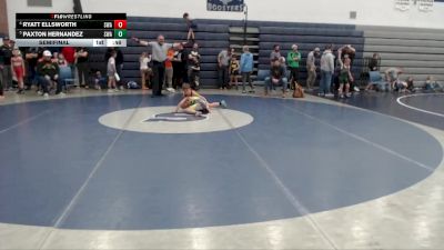 70 lbs Semifinal - Ryatt Ellsworth, Sublime Wrestling Academy vs Paxton Hernandez, Sublime Wrestling Academy