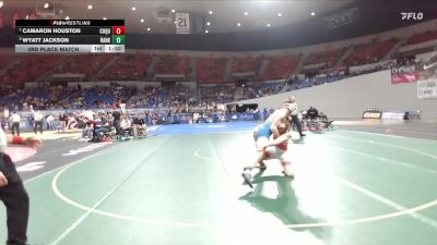 3A Boys 165 lbs 3rd Place Match - Wyatt Jackson, Banks Boys vs Camaron Houston, Coquille Boys