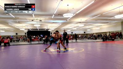 70 lbs Cons. Semis - Rogelio Ramirez Gonzalez vs Gabriel Lemos, Temecula Valley High School Wrestling