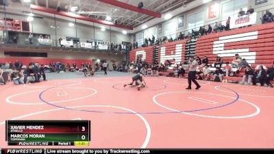 106 lbs Semifinal - Marcos Moran, Toppenish vs Xavier Mendez, Othello