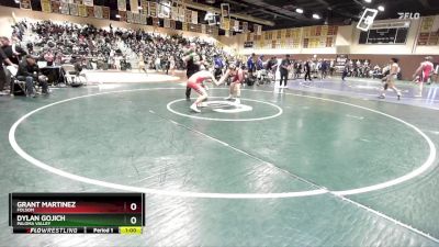 144 lbs Cons. Round 2 - Grant Martinez, Folsom vs Dylan Gojich, Paloma Valley