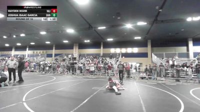 95 lbs Round Of 16 - Hayden Nozie, Valiant College Prep vs Joshua Isaac Garcia, Savage House WC