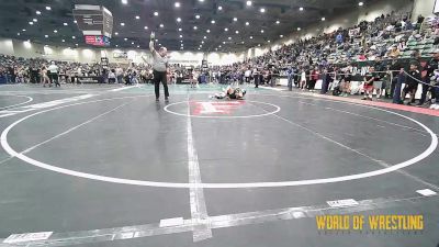 85 lbs Round Of 16 - Zoee Badonie, Wapato vs Olivia Maldonado, Nebraska Elite