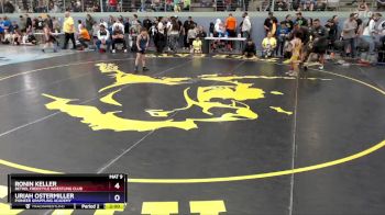 56 lbs Cons. Semi - Uriah Ostermiller, Pioneer Grappling Academy vs Ronin Keller, Bethel Freestyle Wrestling Club