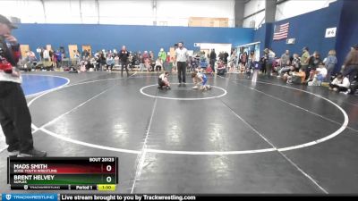 70 lbs Cons. Round 4 - Mads Smith, Boise Youth Wrestling vs Brent Helvey, Suples