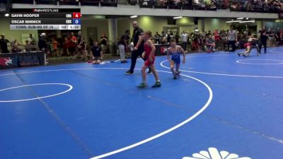 78 lbs Cons. Sub-rd Of 16 - Gavin Hooper, Contenders Wrestling Academy vs Oscar Minnick, Knights Wrestling Club