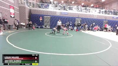 62 lbs Round 5 - Logun Walker, Grangeville Youth Wrestling vs Greyden Aldrich, Middleton Wrestling Club