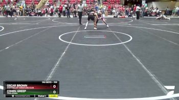 110 lbs Cons. Round 3 - Cohen Greep, Trailhands vs Oscar Brown, Scottsbluff Wrestling Club