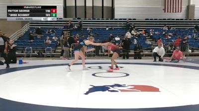 115 lbs Cons. Semis - Payton George, Top Flight Wrestling Academy vs Bree Schmidt, Team Nazar Training Center