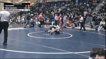 127 lbs Semifinal - Jack Baron, Germantown Academy vs Mikey Bautista, St. Joseph Regional
