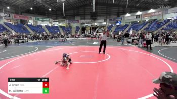 61 lbs Consi Of 4 - Jordan Green, Torrington WC vs Myles Williams, Team Montana