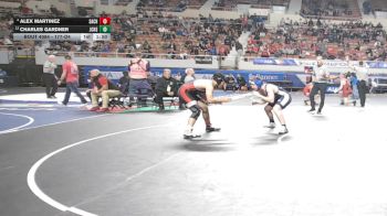 177-D4 Champ. Round 1 - Charles Gardner, Joseph City High School vs Alex Martinez, St. Augustine Catholic High School