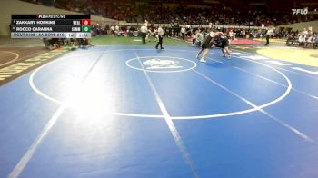 5A Boys 215 lbs Champ. Round 1 - Rocco Caranna, Summit Boys vs Zakkary Hopkins, West Albany Boys