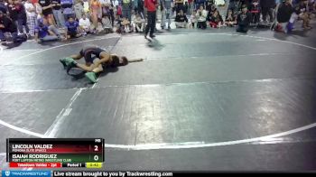 97 lbs Semifinal - Isaiah Rodriguez, Fort Lupton Metro Wrestling Club vs Lincoln Valdez, Pomona Elite (PWCC)