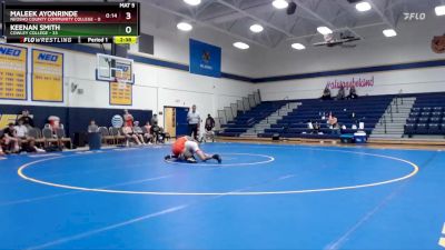 174 lbs Round 1 (6 Team) - Maleek Ayonrinde, Neosho County Community College vs Keenan Smith, Cowley College