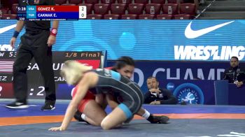 53 kg 1/8 Final - Katie Gomez, United States vs Emine Cakmak, Turkey