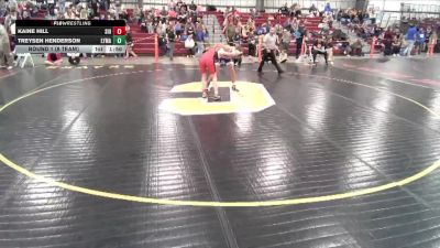 120 lbs Round 1 (8 Team) - Kaine Hill, Sidney vs Treysen Henderson, Lyman