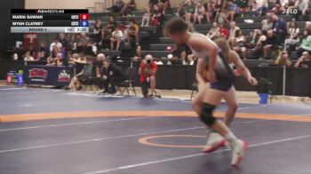 65kg Round 5 - Maria Sawiak, Edmonton Wrestling Club vs Myah Clatney, Saskatoon Wrestling Club