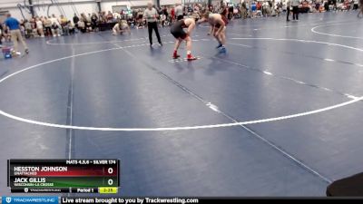 Silver 174 lbs Semifinal - Hesston Johnson, Unattached vs Jack Gillis, Wisconsin-La Crosse