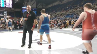 285 lbs Cons. Sub-rd Of 32 - Roland Jones, Minnesota vs Lance Clelland, Virginia