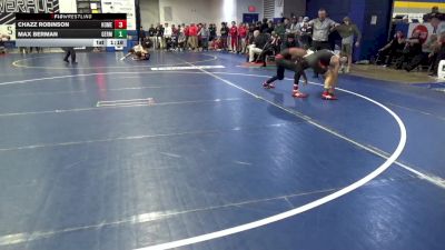 121 lbs R-32 - Chazz Robinson, Homewood Flossmoor-IL vs Max Berman, Germantown Academy