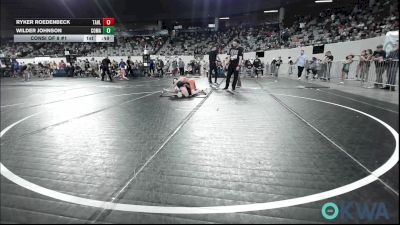 73 lbs Consi Of 8 #1 - Ryker Roedenbeck, Tahlequah Wrestling Club vs Wilder Johnson, Comanche Takedown Club