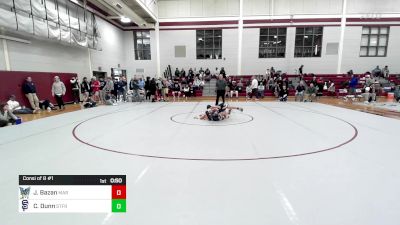 113 lbs Consi Of 8 #1 - Joseph Bazan, The Marist School vs Charlie Dunn, St. Francis