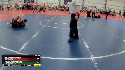 140 lbs Rd# 4- 2:00pm Friday Final Pool - Nicolas Barrett, Terps Xpress vs Brayden Garcia, Mile High