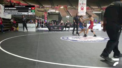 3rd Place Match - Ace Navarro, Junior Panther Wrestling vs Jethro Holiday, Rough House Wrestling