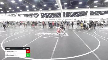 132 lbs 5th Place - Elias Martinez, Juggernaut WC vs Ethan Gonzales, Deadshot Wrestling Club