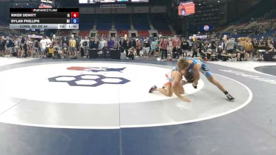 120 lbs Cons. Rd Of 64 - Riker Dewitt, Iowa vs Dylan Phillips, Michigan