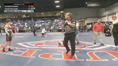 126 lbs Round Of 16 - Hayden Schwab, IA vs Chase Williams, PA