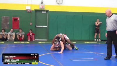 215 lbs Champ. Round 1 - Sincer Boyd, Swartz Creek vs Kolby Wallace, Kettering Fairmont