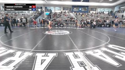 150 lbs Cons. Quarters - Bridger Stephens, Ebbetts Pass Wrestling vs Zane Hill, Legacy Elite Wrestling Club