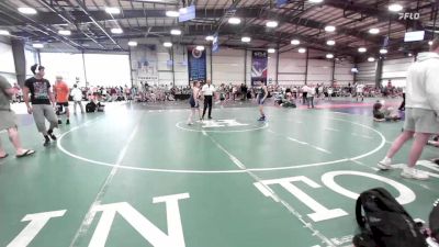 95 lbs Rr Rnd 2 - Peter Fontes, Iron Faith Wrestling vs Ashton King, Team Barracuda MS